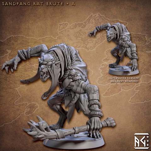 Image of Sandfang Brute - A (Sandfang Ratkins)