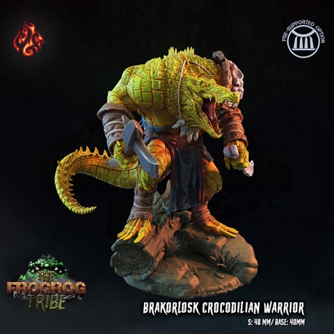 Image of Brakorlosk the Crocodilian Warrior