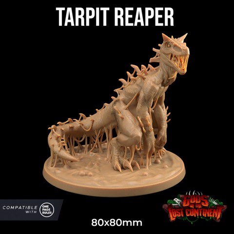 Image of Tarpit Reaper | PRESUPPORTED | Gods of the Lost Continent