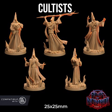 Image of Cultist - Foulmaw Cultist | PRESUPPORTED | Eldritch Lodge | Astral Plane | Fiends of Incandriox Pt. 3