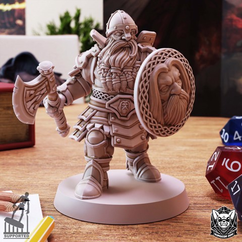 Image of Dwarf Warrior - A