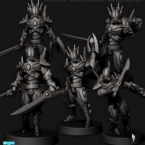 Image of Tech Elves - Scorpid Warriors