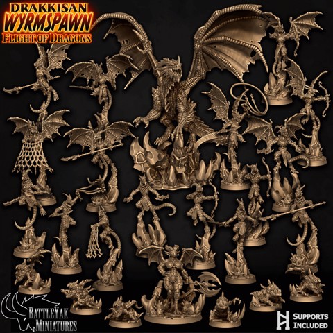 Image of Flight of Dragons Character Pack