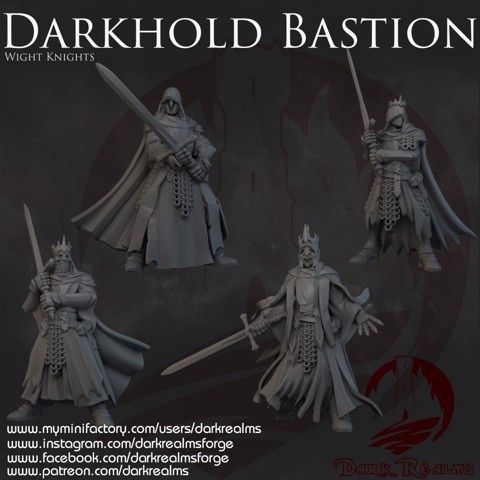 Image of Dark Realms - Darkhold Bastion - Wight Knights