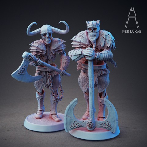 Image of Frost Giant Skeletons - King and Knight