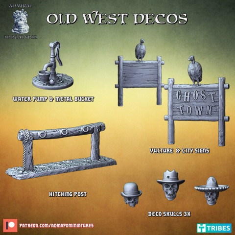 Image of Old West Deco (pre-supported)
