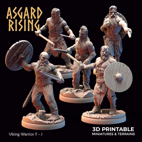 Image of Viking Warriors (ver. 2) /EasyToPrint/ /Pre-supported/