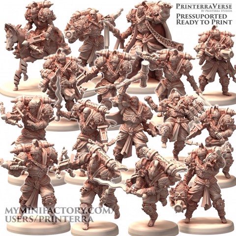 Image of 011 Ancient Indonesian Armored Warrior Scroll Guardian Pack