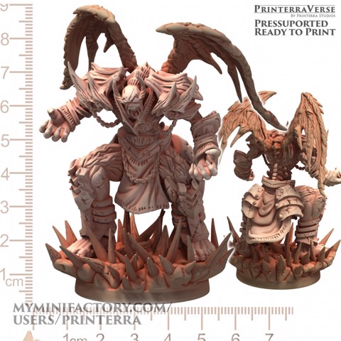 Image of 005 Winged Demon Lord Nebo with Spike base