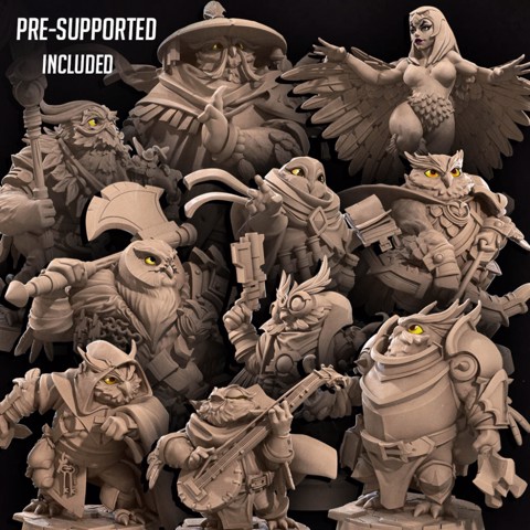 Image of August 2023 Release - Owlfolk [CURRENT TRIBES RELEASE]