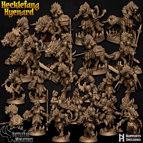 Image of Hecklefang Hyenard Character Pack