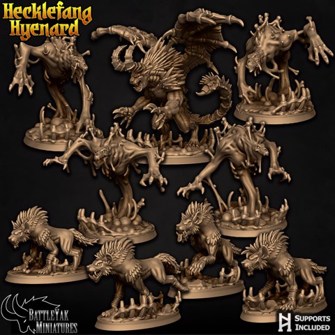 Image of Hecklefang Hyenard Monster Pack