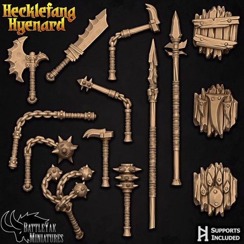 Image of Hecklefang Hyenard Customization Set