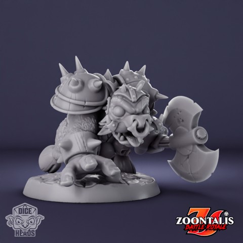 Image of Tuskor Ogre 50mm (pre-supported included)