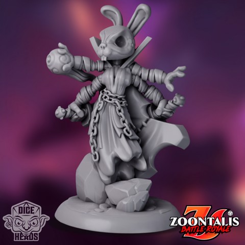 Image of Necro Bunny (pre-supported included)
