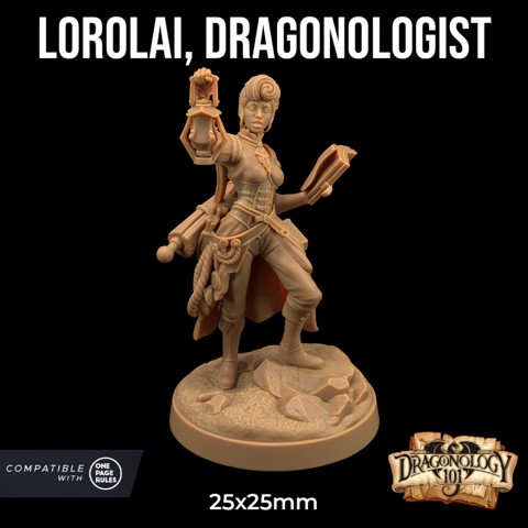 Image of Lorolai, Dragonologist | PRESUPPORTED | Dragonology 101