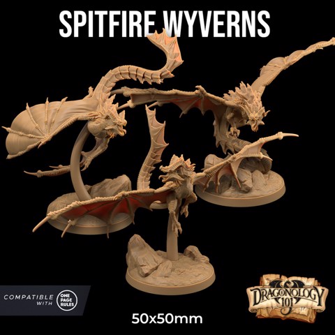 Image of Spitfire Wyverns | PRESUPPORTED | Dragonology 101