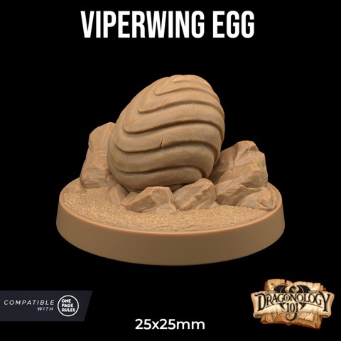 Image of Viperwing Egg  | PRESUPPORTED | Dragonology 101