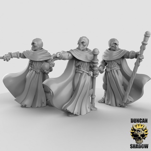 Image of Warforged Spell Casters 1 (multi weapon options) (Pre Supported)
