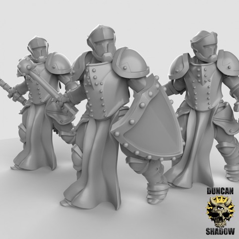 Image of Warforged Fighters 1 (multi weapon options) (Pre Supported)