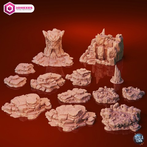 Image of Lands of Fire - Scenery Set