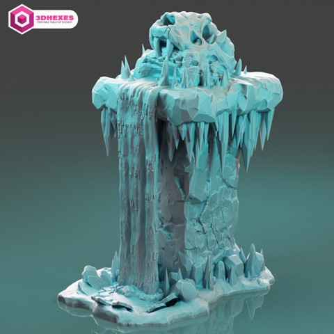 Image of Frost Waterfall - Norn Wastelands