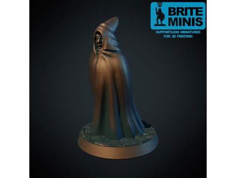 Image of Cloaked person (Supportless, FDM friendly)
