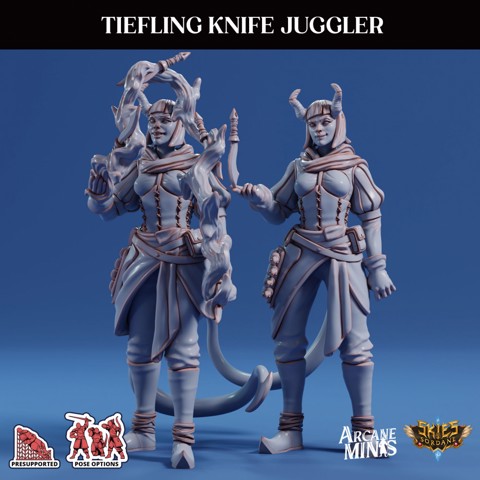 Image of Tiefling Knife Juggler