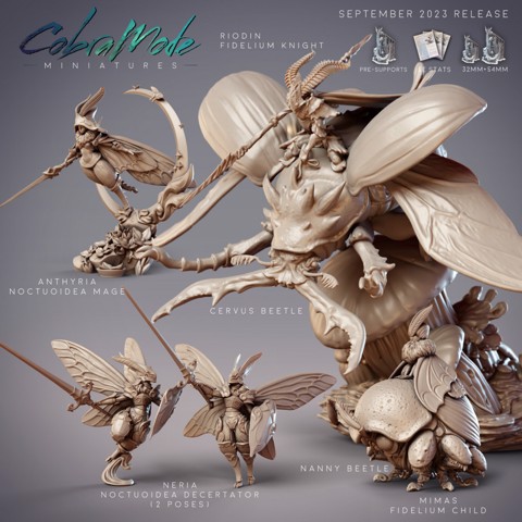 Image of CobraMode 43 September 2023 Release - Twilight Forest Mothfolk