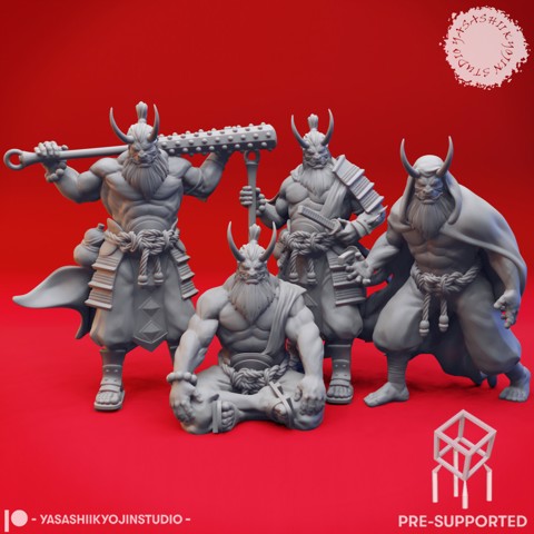 Image of Clan of Oni  - Tabletop Miniatures (Pre-Supported)