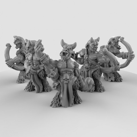 Image of Beastmen ungor with Bows (Pre Supported)
