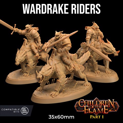 Image of War Drakes & Modular Riders | PRESUPPORTED |  Children of the Flame Part. 1
