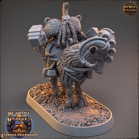 Image of Lukasz Drencher on Fire Goat - Deviant Dwarves of the Pandemonium
