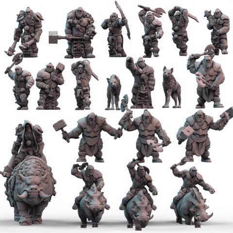 Image of Orc Collection (pre-supported)