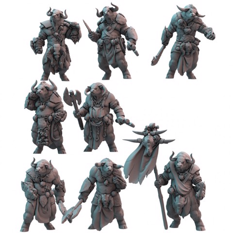 Image of Bull Ogre Squad (pre-supported)