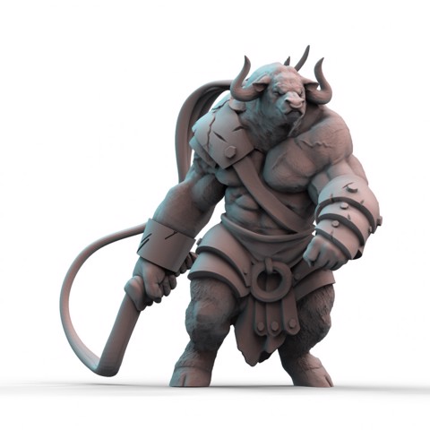 Image of Bull Ogre Gladiator (pre-supported)