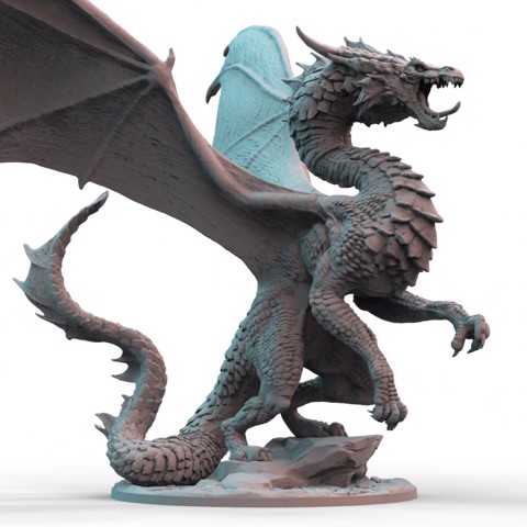Image of Red Dragon (pre-supported)
