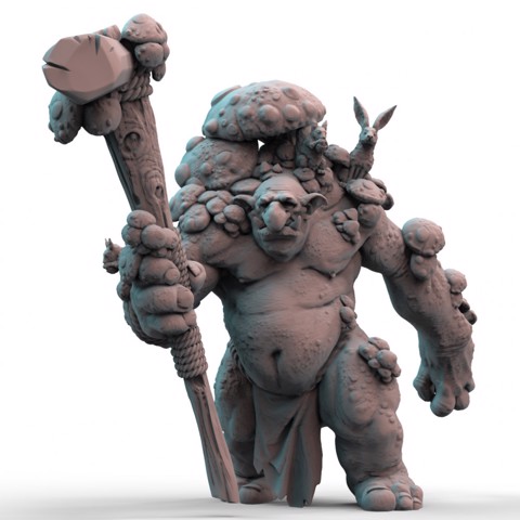 Image of Goblin Troll Boss (pre-supported)