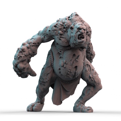 Image of Plague Troll (pre-supported)