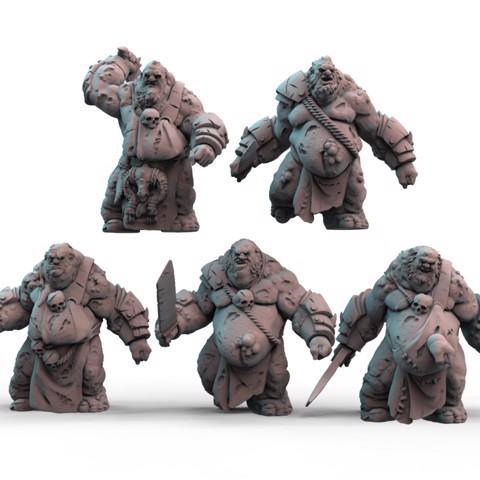 Image of Plague Ogres (pre-supported)