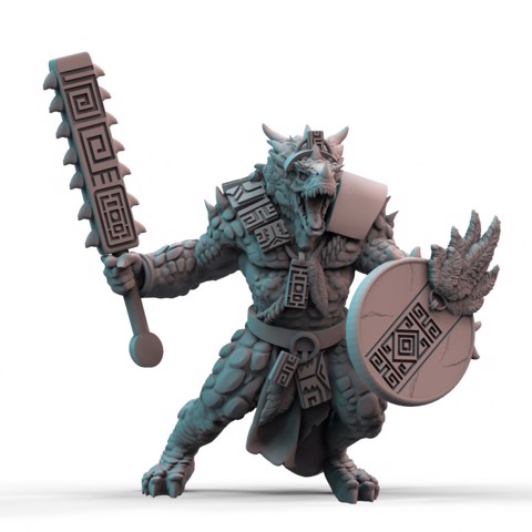 Image of Lizardmen Clan Boss (pre-supported)