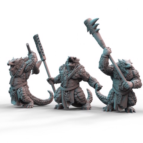 Image of Lizardmen Brutes (pre-supported)