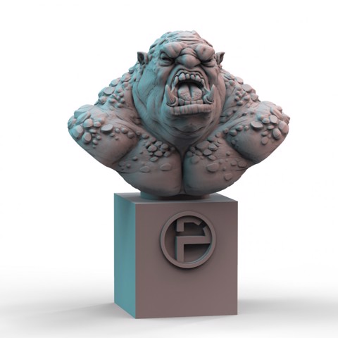 Image of Mountain Troll Bust (pre-supported)