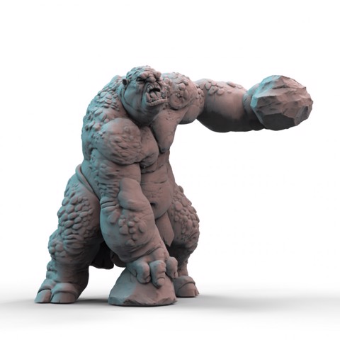 Image of Mountain Troll (pre-supported)