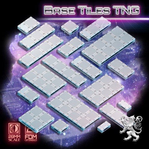 Image of Base Tiles TNG 28mm Scifi Terrain