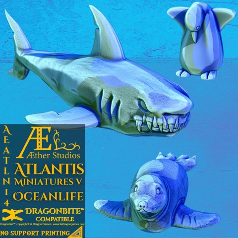 Image of AEATLN14 - Atlantis Miniatures V Ocean Life