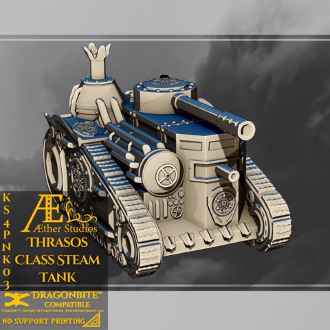 Image of KS4PNK03 – Pankhurst Thrasos Class Steam Tank