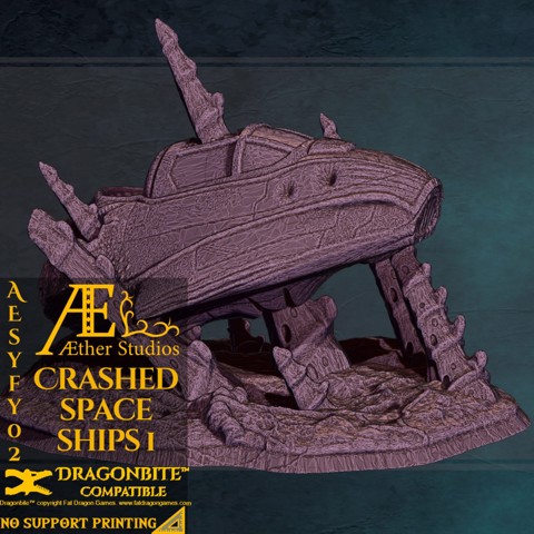 Image of AESYFY02 - Crashed Space Ships