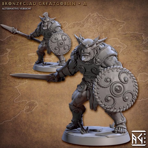 Image of Bronzeclad Greatgoblin - A (Bronzeclad Greatgoblins)