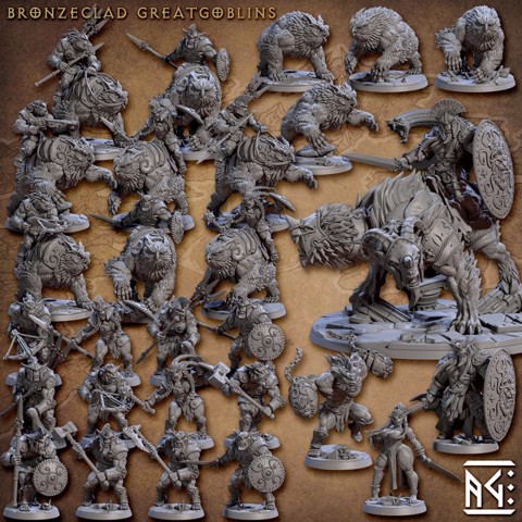 Image of Bronzeclad Greatgoblin (Complete Set - 54)